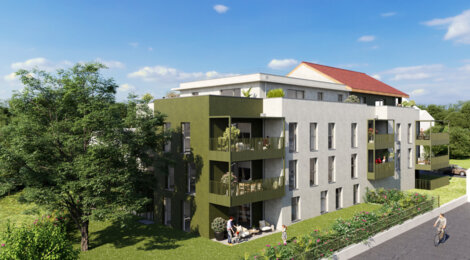 Programme immobilier neuf Via Verde - Vétraz-Monthoux : appartements neufs à 10 min d’Annemasse, proche du lac Léman et des stations de ski (74100) - Référence : 15624