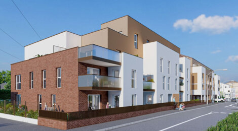 Programme immobilier neuf COEUR VEZIN - Vezin-le-Coquet : appartements neufs T2–T4 à 5 km du centre de Rennes (35132) - Référence : 15279