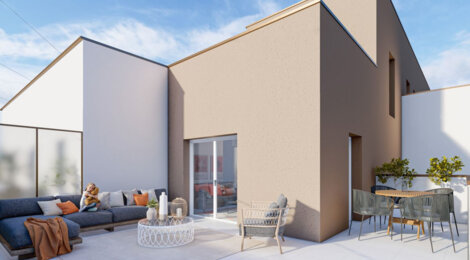 Programme immobilier neuf COEUR VEZIN - Vezin-le-Coquet : appartements neufs T2–T4 à 5 km du centre de Rennes (35132) - Référence : 15279