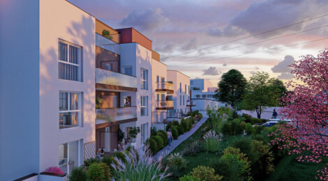 Programme immobilier neuf COEUR VEZIN - Vezin-le-Coquet : appartements neufs T2–T4 à 5 km du centre de Rennes (35132) - Référence : 15279
