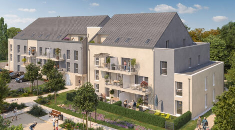 Programme immobilier neuf L'ECRIN - Vezin-le-Coquet au coeur du centre ville (35132) - Référence : 15283