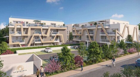 Programme immobilier neuf Symphonia - Vias quartier Font Longue proche plage (34450) - Référence : 15171