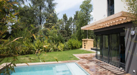 Programme immobilier neuf CARRÉS DU GOLF - Vieille-Toulouse : Villas avec jardins arborés, piscine et cuisine ouverte proche de la mairie (31320) - Référence : 3163