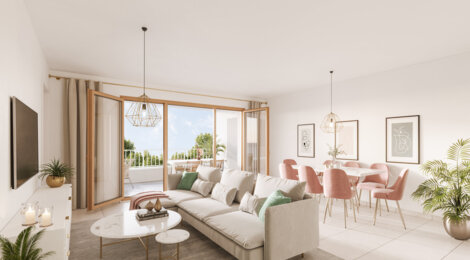 Programme immobilier neuf L'ANCEOLE - Vienne : 44 logements neufs T2–T5 à 7 min de la gare d'Estressin (38200) - Référence : 15457