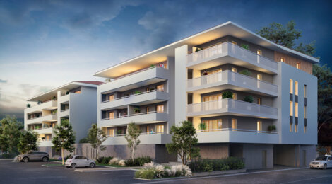 Programme immobilier neuf L'ANCEOLE - Vienne : 44 logements neufs T2–T5 à 7 min de la gare d'Estressin (38200) - Référence : 15457