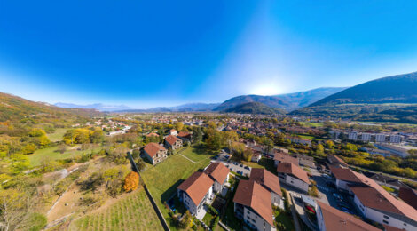 Programme immobilier neuf Prairies du Breuil - Vif : 32 appartements neufs du 2 au 4 pièces dans un parc de 6000 m² proche du centre (38450) - Référence : 15454