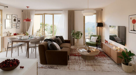 Programme immobilier neuf Les Jardins d'Aimé : Mini-collectif - Vif appartements lumineux aux portes du Vercors (38450) - Référence : 17522
