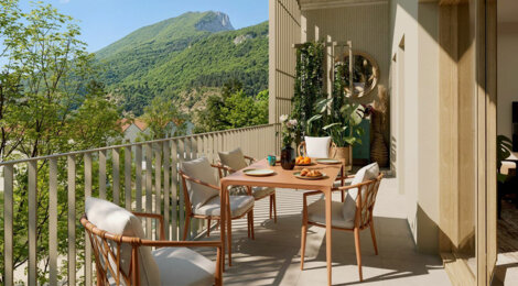 Programme immobilier neuf Les Jardins d'Aimé : Mini-collectif - Vif appartements lumineux aux portes du Vercors (38450) - Référence : 17522