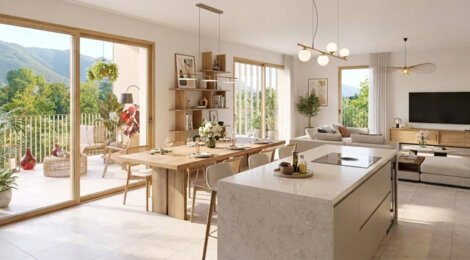 Programme immobilier neuf Les Jardins d'Aimé - Vif , appartements T2 à T4 avec extérieur près de Grenoble (38450) - Référence : 17537