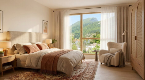 Programme immobilier neuf Les Jardins d'Aimé - Vif , appartements T2 à T4 avec extérieur près de Grenoble (38450) - Référence : 17537