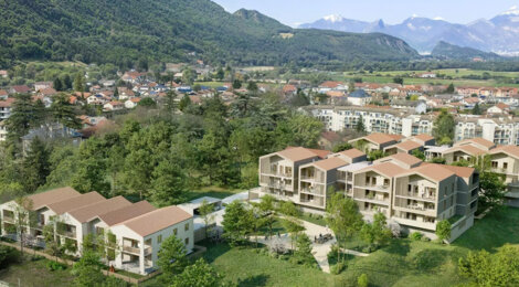 Programme immobilier neuf Les Jardins d'Aimé - Vif , appartements T2 à T4 avec extérieur près de Grenoble (38450) - Référence : 17537