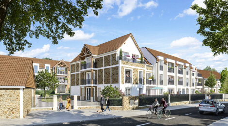 Programme immobilier neuf O'Coeur Village - Villabé : Appartements T2–T5 avec jardins, terrasses et parking en centre-ville proche RER D (91100) - Référence : 10846