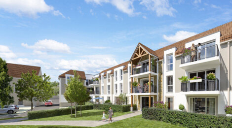 Programme immobilier neuf O'Coeur Village - Villabé : Appartements T2–T5 avec jardins, terrasses et parking en centre-ville proche RER D (91100) - Référence : 10846