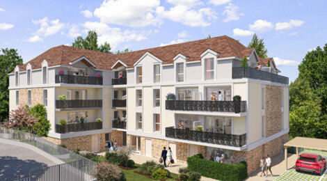 Programme immobilier neuf Le Hameau des Coteaux - Villabé résidence neuve à 800 m du RER D (91100) - Référence : 17375