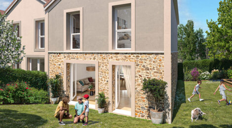 Programme immobilier neuf Le Hameau des Coteaux - Villabé résidence neuve à 800 m du RER D (91100) - Référence : 17375