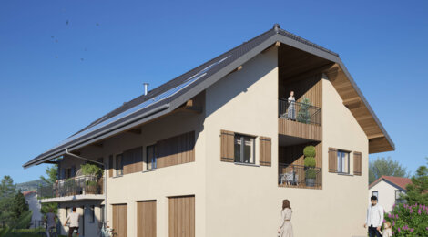 Programme immobilier neuf L’ECRIN DE VILLAZ - Villaz réhabilitation panorama sur le Parmelan (74370) - Référence : 9137