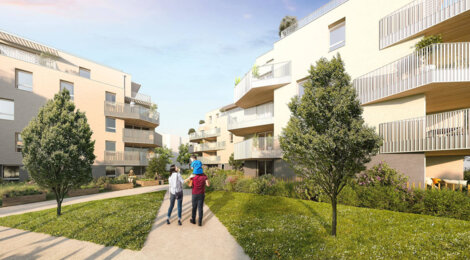 Programme immobilier neuf LE CARAT - Ville-la-Grand à proximité de Genève (74100) - Référence : 9173