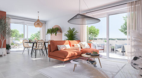 Programme immobilier neuf URBANIA - Villefontaine : appartements neufs studio–T4 dans un quartier résidentiel calme (38090) - Référence : 15428