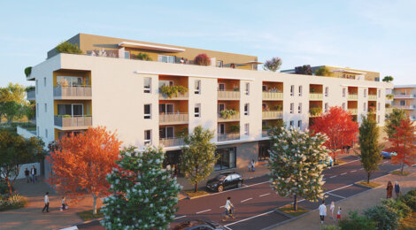 Programme immobilier neuf URBANIA - Villefontaine : appartements neufs studio–T4 dans un quartier résidentiel calme (38090) - Référence : 15428