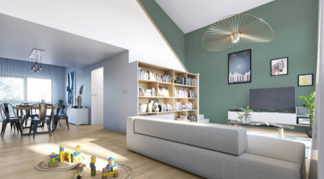 Programme immobilier neuf INSPIRE - Villefranche-sur-Saône : appartements neufs du 2 au 5 pièces en écoquartier Montplaisir (69400) - Référence : 14946