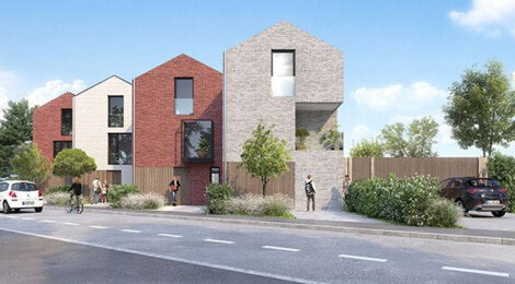 Programme immobilier neuf VIOLLET LE DUC - Villejuif : 11 maisons neuves 4 à 5 pièces à 15 min du métro Gustave Roussy (94800) - Référence : 9028