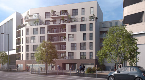 Programme immobilier neuf IMPULSION - Villejuif : appartements neufs du studio au 5 pièces proche du métro 7 Aragon (94800) - Référence : 15020