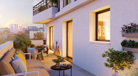 Programme immobilier neuf LE SAINT ROCH - Villejuif : appartements neufs studio–T4 proche du centre-ville et du métro PVC (94800) - Référence : 15750