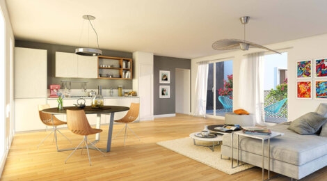 Programme immobilier neuf Les Jardins d'Aragon - Villejuif : Appartements studio–T5 avec terrasses, parking souterrain et luminosité proche du métro et tramway (94800) - Référence : 14242