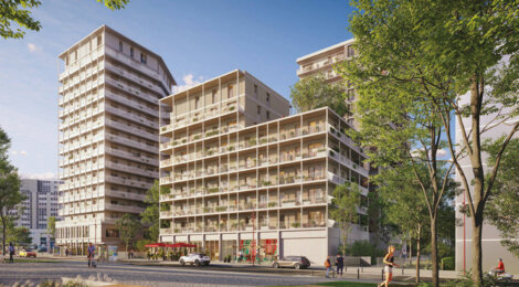Programme immobilier neuf NOUVEAU REGARD - Villejuif près du métro vers Paris (94800) - Référence : 8860