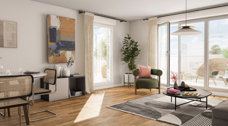 Programme immobilier neuf Aurore - Villemomble, appartements du studio au 4 pièces proches RER E (93250) - Référence : 17630