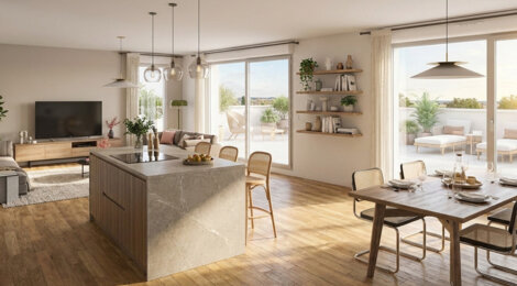 Programme immobilier neuf Aurore - Villemomble, appartements du studio au 4 pièces proches RER E (93250) - Référence : 17630
