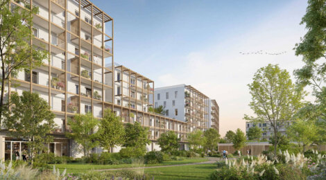 Programme immobilier neuf Boscaïa - Domaine de Geneste - Villenave-d'Ornon à deux pas de la future place du marché (33140) - Référence : 15023