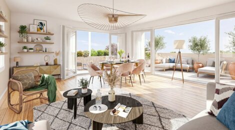Programme immobilier neuf Le Clos des Sens - Villenave-d’Ornon à deux pas du tramway (33140) - Référence : 15021
