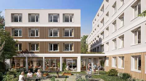 Programme immobilier neuf PULSE - Villeneuve-d'Ascq investissement étudiant à 6 minutes du métro (59491) - Référence : 18159