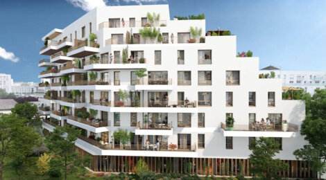 Programme immobilier neuf ILOT VERT - Villeneuve-la-Garenne  à deux pas du tram T1 et ligne 15 (92390) - Référence : 15341