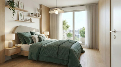 Programme immobilier neuf RIVE NATURE - Villeneuve-la-Garenne au cœur de la place commerçante (92390) - Référence : 16139