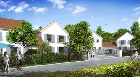 Programme immobilier neuf LES ALLÉES DE VILLENEUVE - Villeneuve-le-Comte : Maisons avec jardins et vue sur la nature proche de Disneyland et Val d’Europe (77174) - Référence : 1746