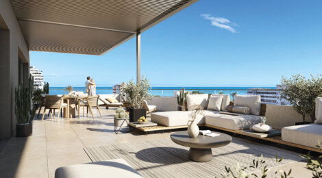 Programme immobilier neuf Sole Mare - Villeneuve-Loubet  à pied de la Plage de la Batterie (06270) - Référence : 14356