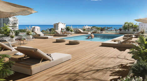Programme immobilier neuf Sole Mare - Villeneuve-Loubet  à pied de la Plage de la Batterie (06270) - Référence : 14356