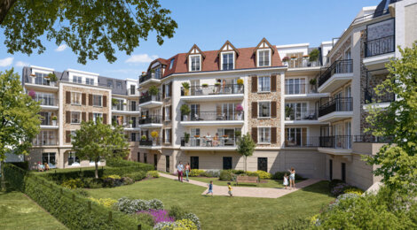 Programme immobilier neuf Villa Guynemer - Villeneuve-Saint-Georges : appartements neufs T2–T4 à 900m du RER D (94190) - Référence : 15732