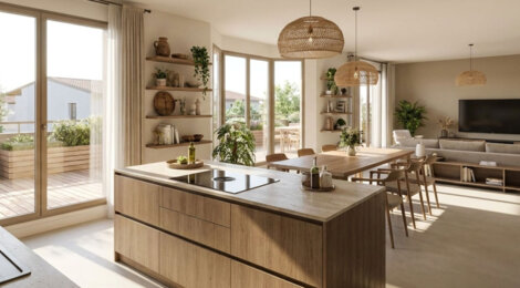 Programme immobilier neuf Nouveau domaine - Villeneuve-Tolosane appartements et maisons aux portes de Toulouse (31270) - Référence : 17958