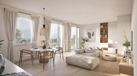 Programme immobilier neuf RÉSIDENCE DES COTEAUX - Villennes-sur-Seine : Appartements studio–T4 avec terrasses, parking sécurisé et proximité gare et Seine (78670) - Référence : 14738