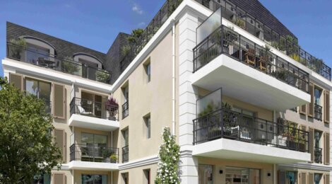 Programme immobilier neuf RÉSIDENCE DES COTEAUX - Villennes-sur-Seine : Appartements studio–T4 avec terrasses, parking sécurisé et proximité gare et Seine (78670) - Référence : 14738