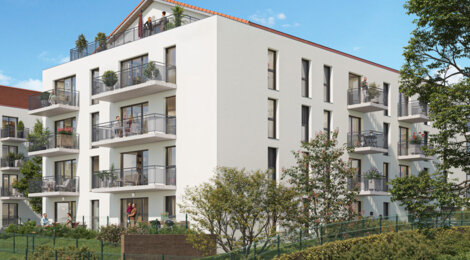 Programme immobilier neuf LE DOMAINE HAUT JARDIN - BAT C - Villerupt, douceur de vivre à 8 km du Luxembourg (54190) - Référence : 18078