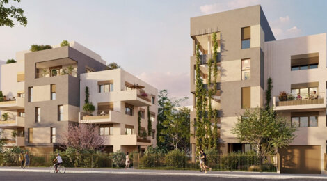 Programme immobilier neuf Néo - Villeurbanne appartements du 2 au 5 pièces proche métro A (69100) - Référence : 18492