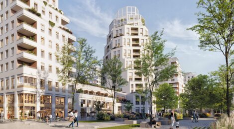 Programme immobilier neuf Vues Ciel - Villeurbanne : appartements et maisons neuves du studio au 5 pièces à 3 min du métro A (69100) - Référence : 15374