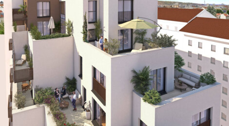 Programme immobilier neuf IRIS - Villeurbanne : appartements neufs du 2 au 5 pièces à 12 min du cœur de Lyon (69100) - Référence : 8421