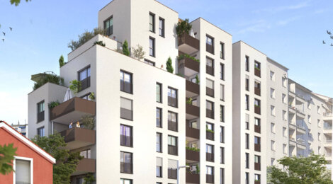 Programme immobilier neuf IRIS - Villeurbanne : appartements neufs du 2 au 5 pièces à 12 min du cœur de Lyon (69100) - Référence : 8421