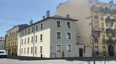Programme immobilier neuf RESIDENCE CARMIN = TRAVAUX EN COURS (***ACTABLE) - Villeurbanne : appartements neufs éligibles entre Gratte-ciel et Grand Clément (69100) - Référence : 7448