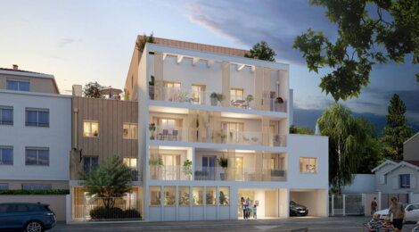 Programme immobilier neuf Tilia - Villeurbanne : Appartements studio–T4 avec terrasses, garage sécurisé et proximité Croix-Luizet (69100) - Référence : 17093